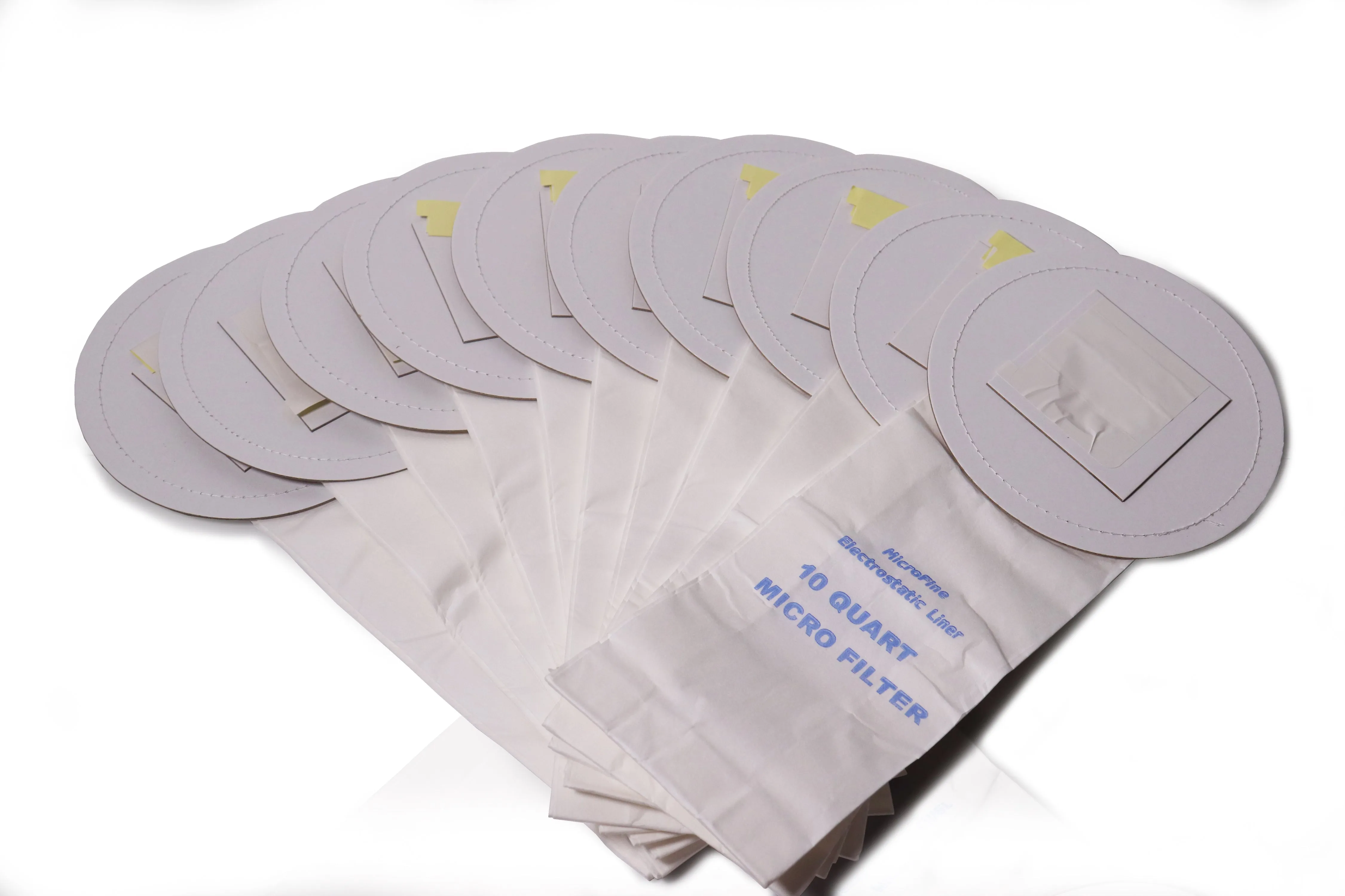 10 pack of bags for GV 10qt Backpack Vacuum