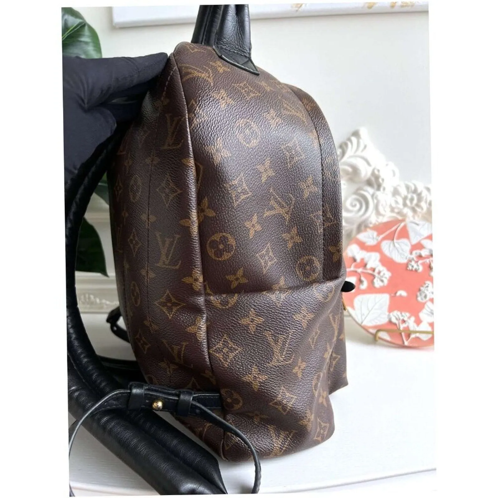 100% Authentic Louis Vuitton Backpack Palm Springs MM Monogram FL2158