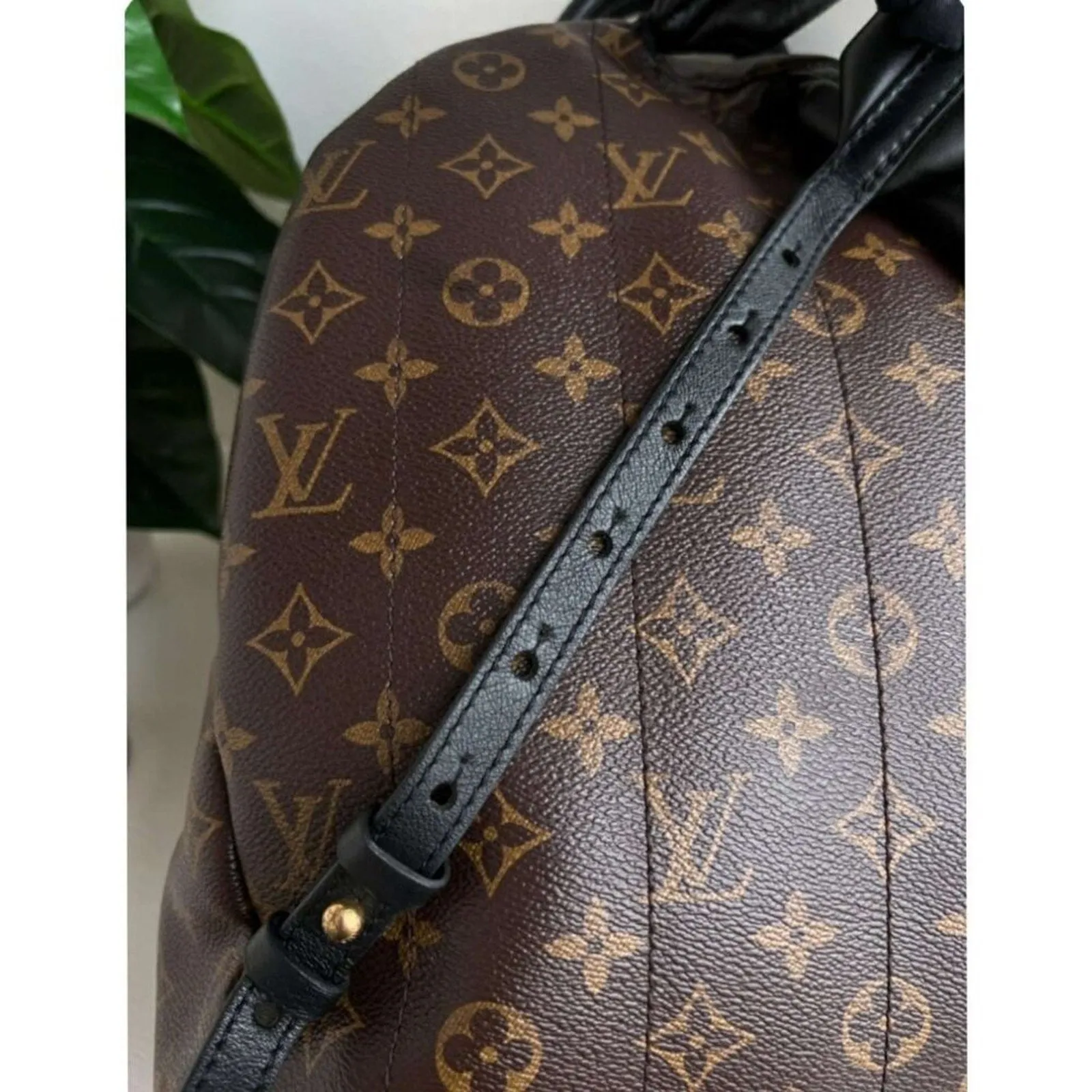 100% Authentic Louis Vuitton Backpack Palm Springs MM Monogram FL2158