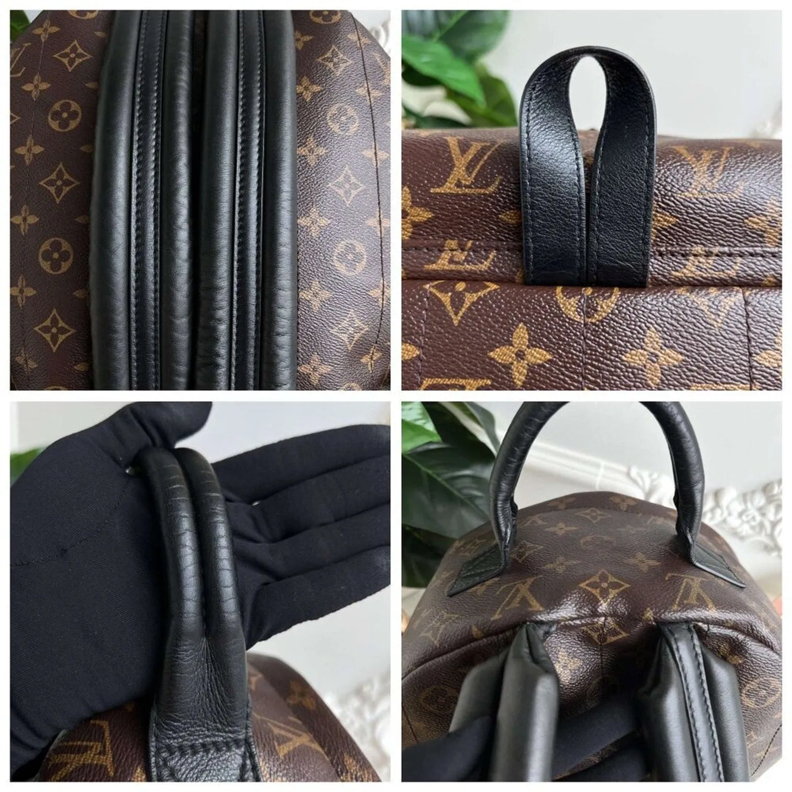 100% Authentic Louis Vuitton Backpack Palm Springs MM Monogram FL2158