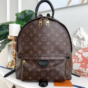 100% Authentic Louis Vuitton Backpack Palm Springs MM Monogram FL2158
