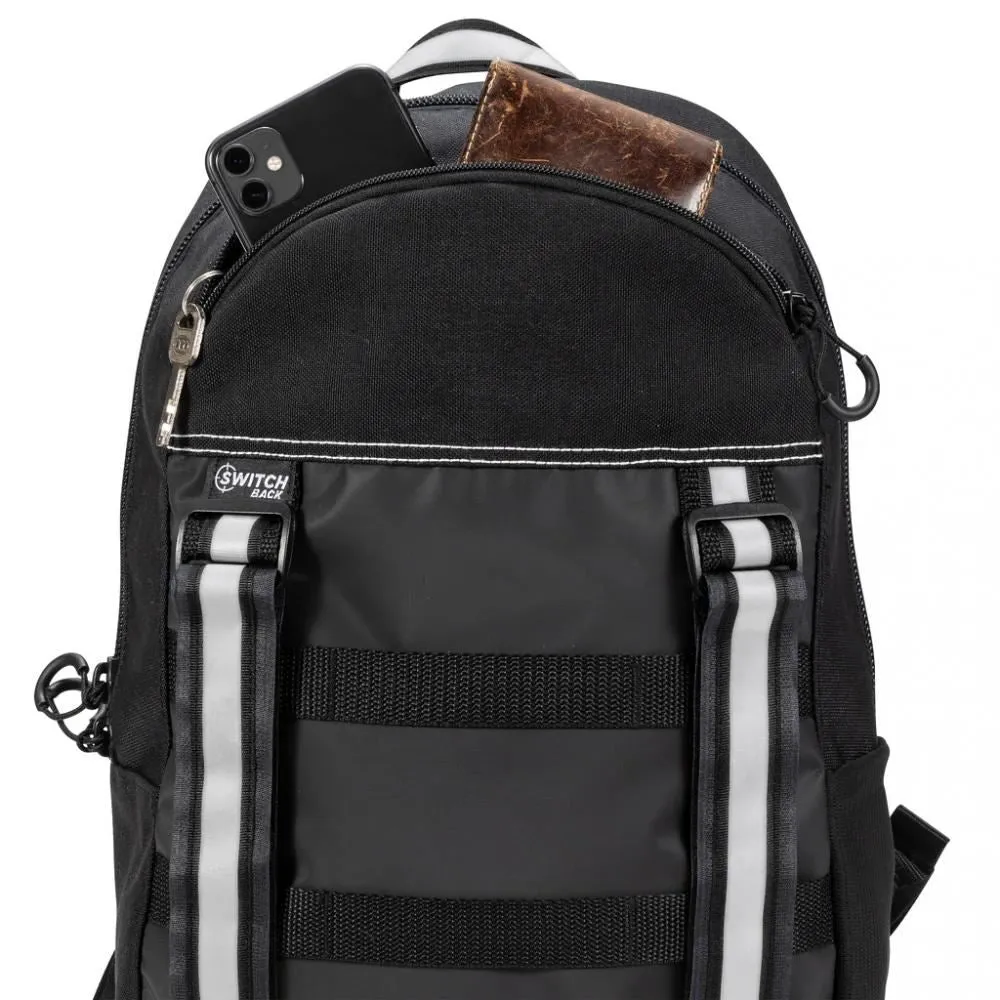 187 Killer Bags Switch Back Backpack Black / White - O/S