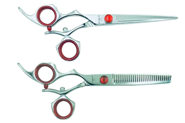 2 Premium Left-handed Shears w/Swivel Handles; Swap for Sharp Shears Every 4 Months