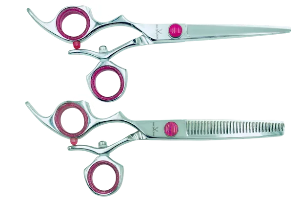 2 Premium Left-handed Shears w/Swivel Handles; Swap for Sharp Shears Every 4 Months