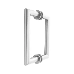 6" x 6" Shower Handle - Mitered (CH, BN, MBL, SB, PN, BBRZ, GM, ORB, W, AB, PB)