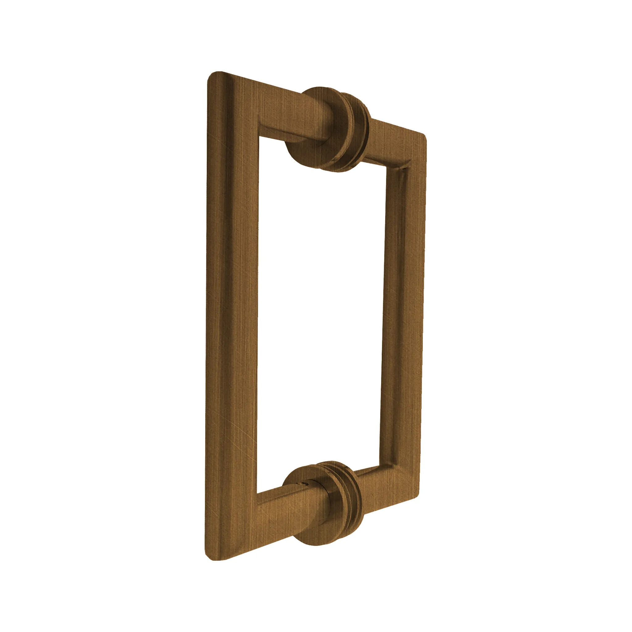 6" x 6" Shower Handle - Mitered (CH, BN, MBL, SB, PN, BBRZ, GM, ORB, W, AB, PB)