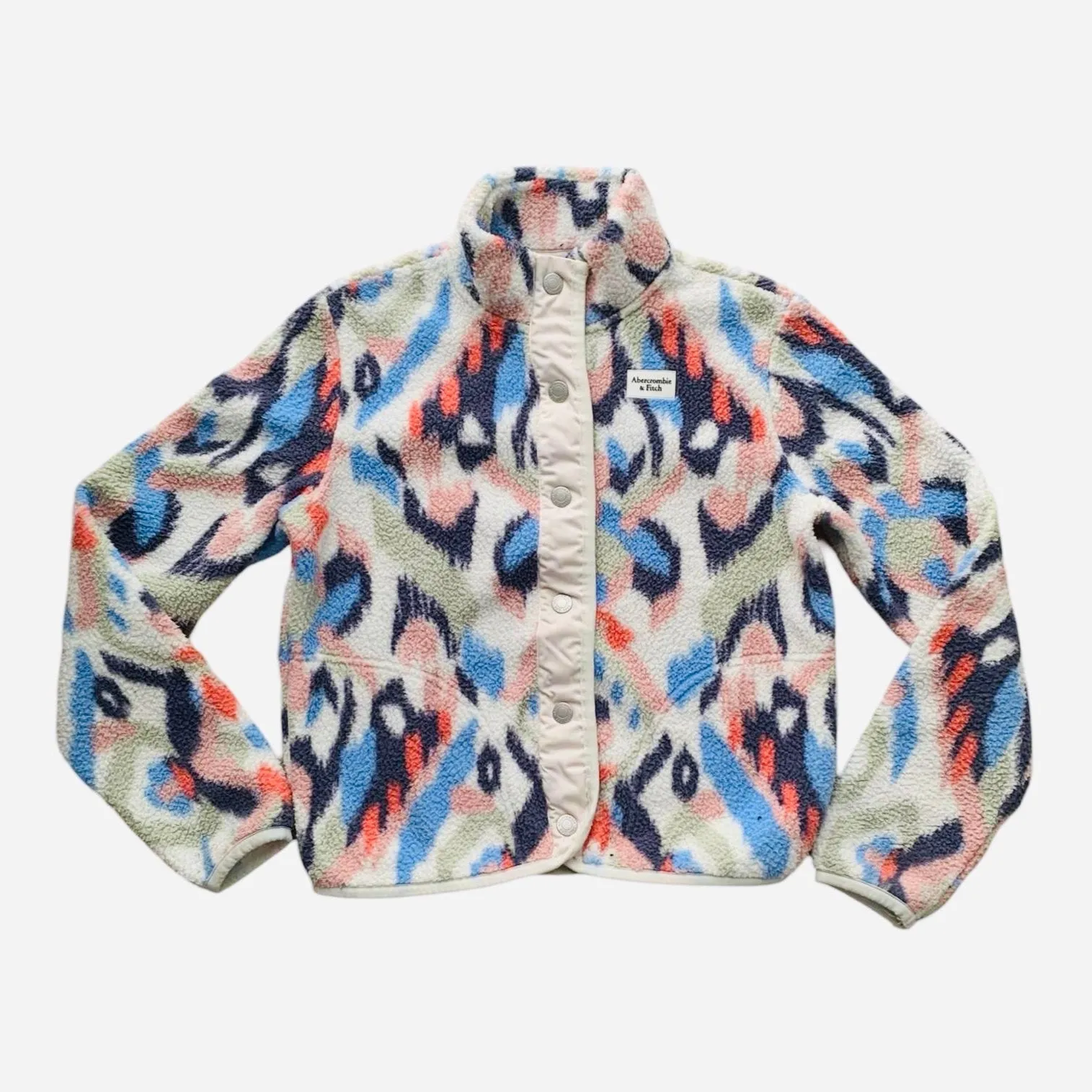 Abercrombie Kids Patterned Sherpa Jacket