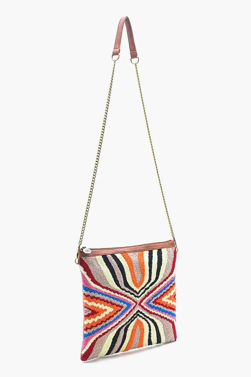 Abstract Tufted Large Clutch