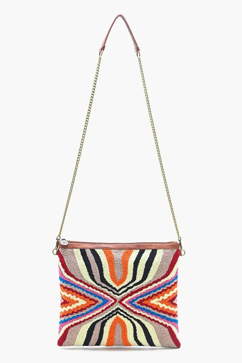 Abstract Tufted Large Clutch