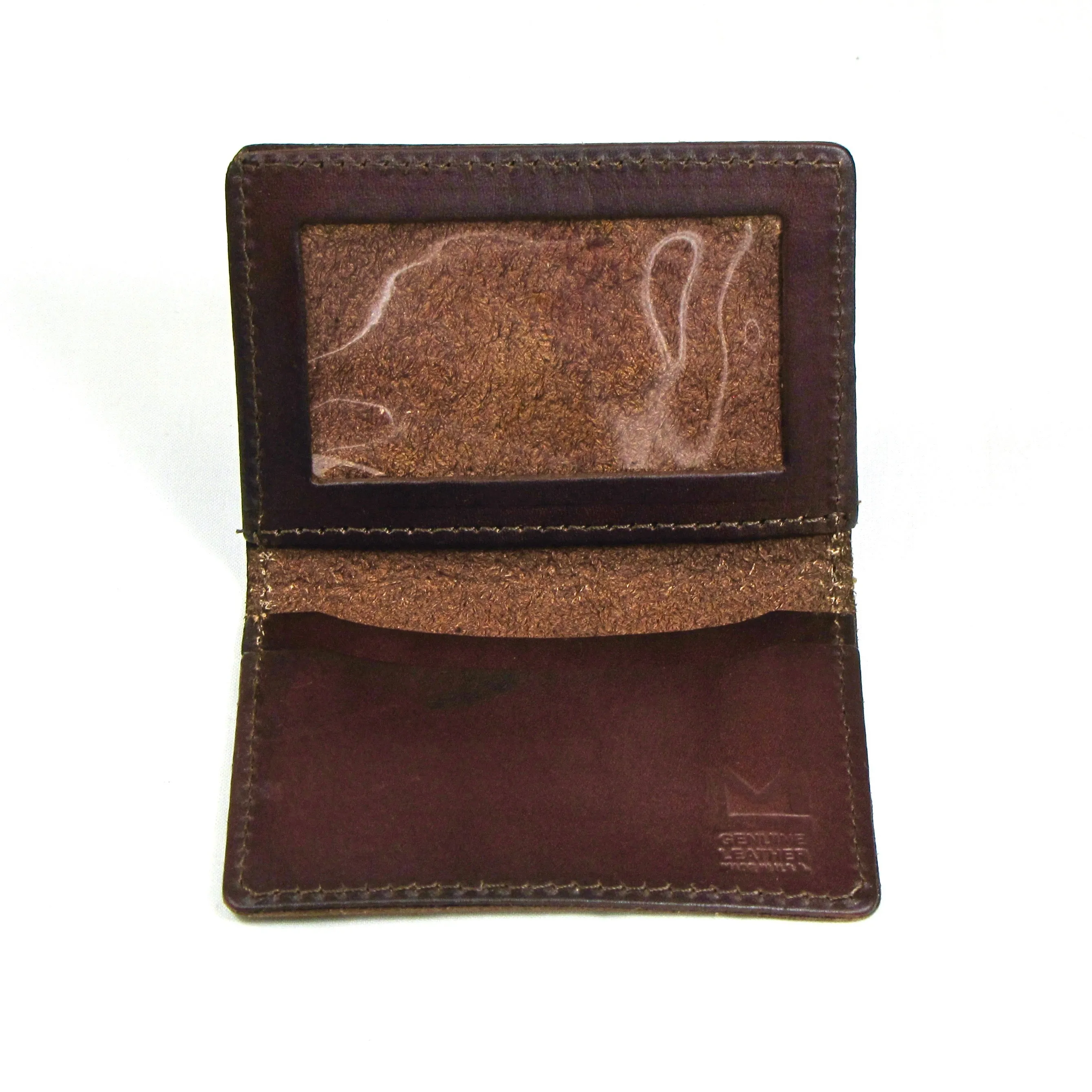 AC303-36  Antique Finish Card Case - Deer Head