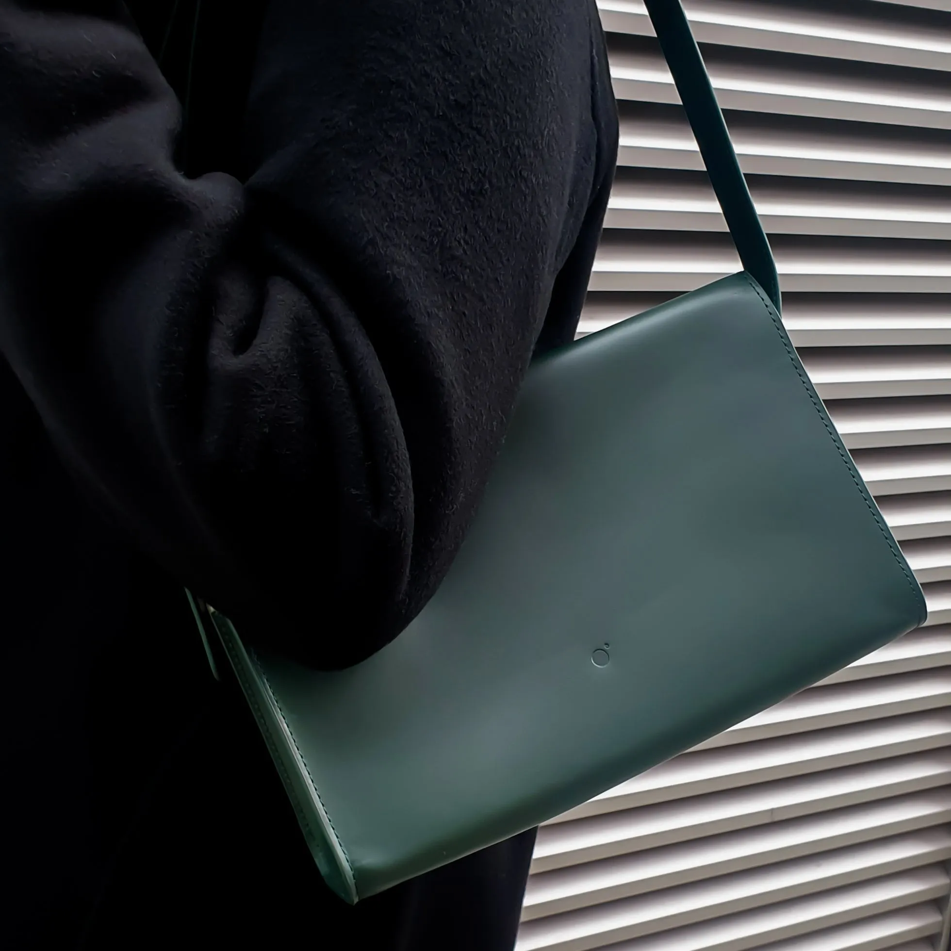 Adjustable Shoulder Bag in Black