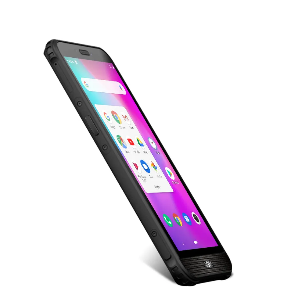 AGM A10 Front placed speaker 5.7"" HD  4G/6G  128G Android 9 Rugged Phone 4400mAh IP68 Waterproof Smartphone black_4GB 128GB-Russian version