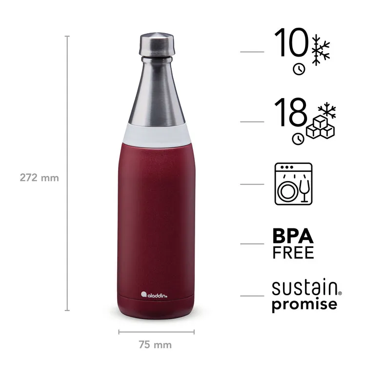 Aladdin Fresco Thermavac™ Stainless Steel Water Bottle 0.6L