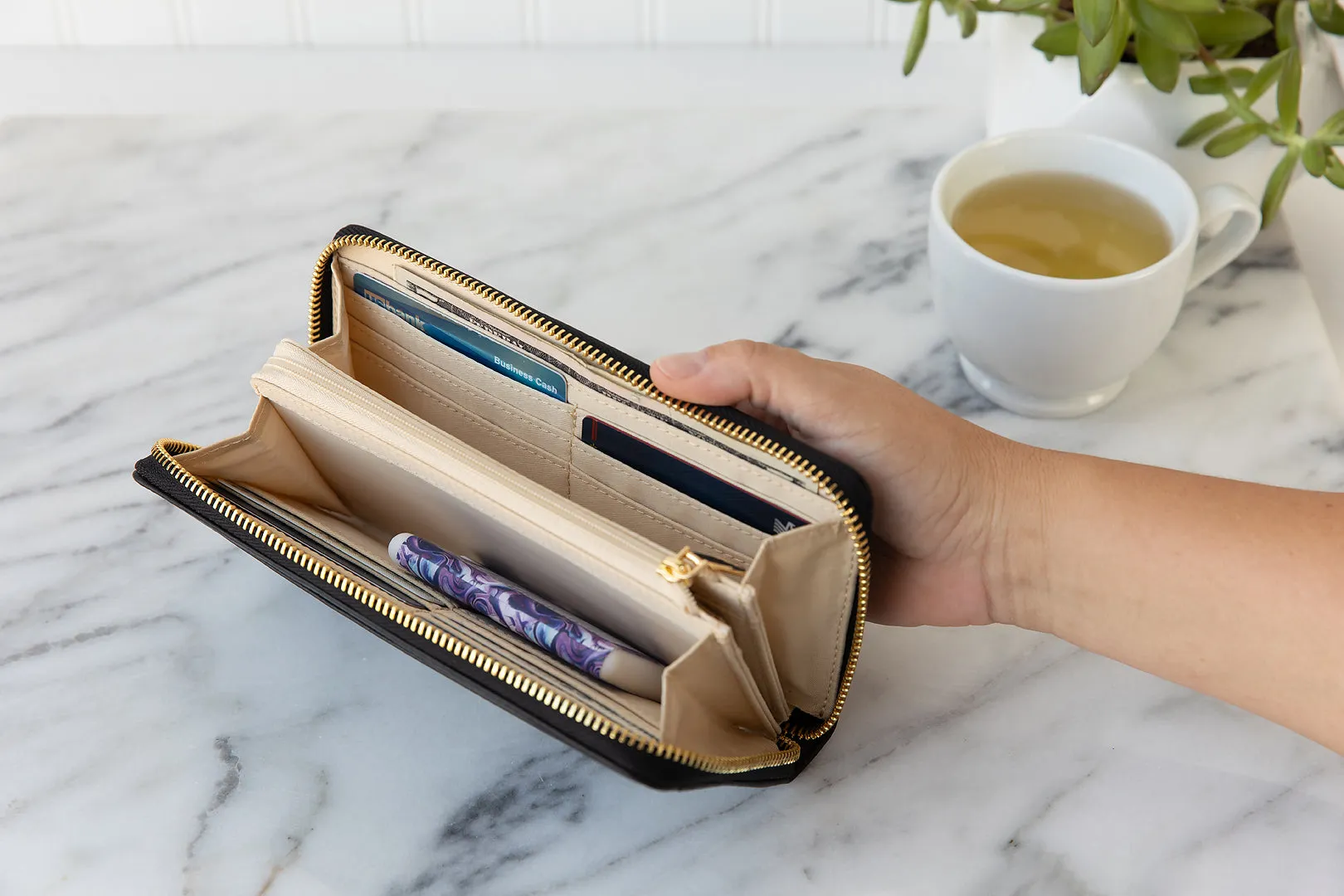Amber Wallet (Leather)