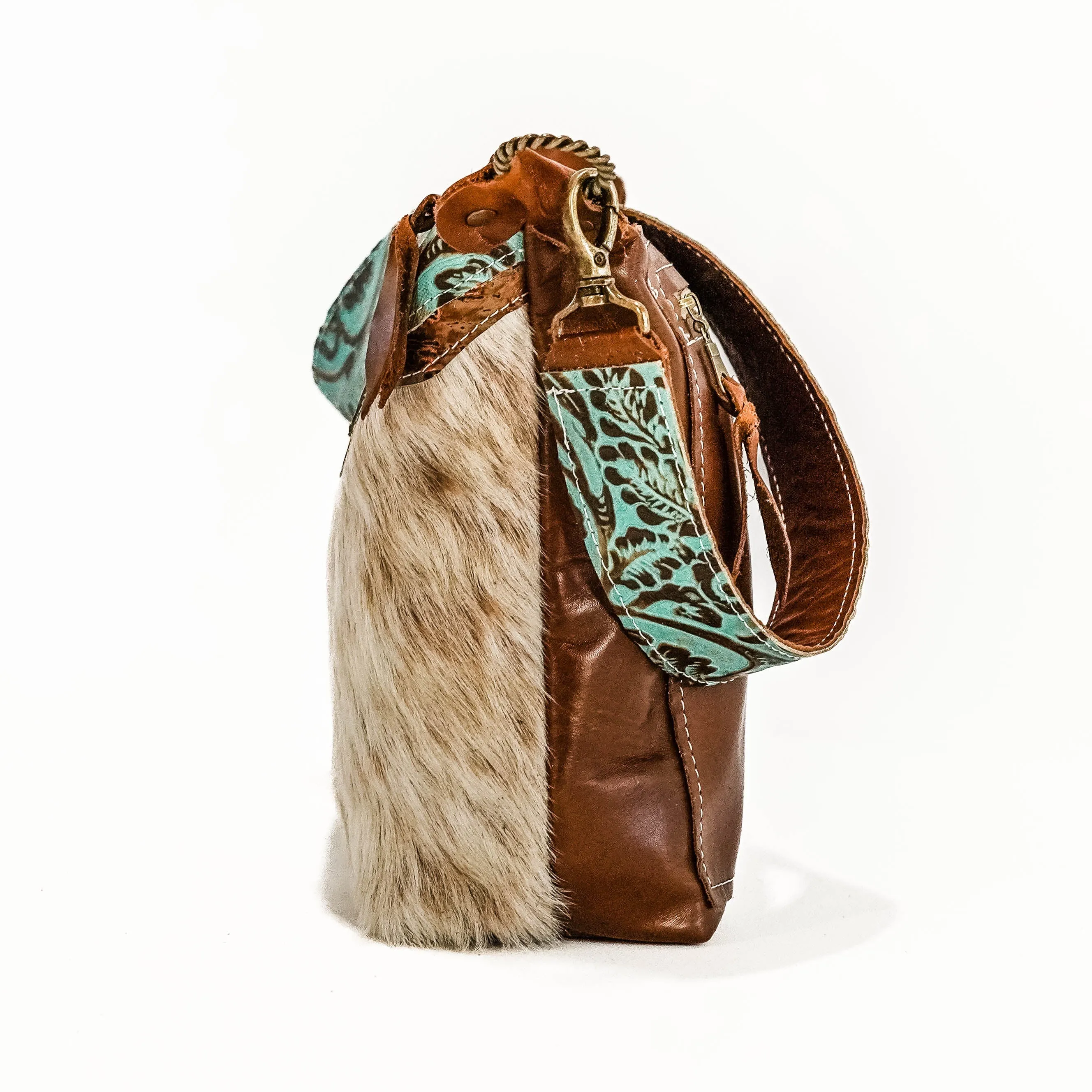 Annie - Fuzzy Longhorn w/ Turquoise Tool