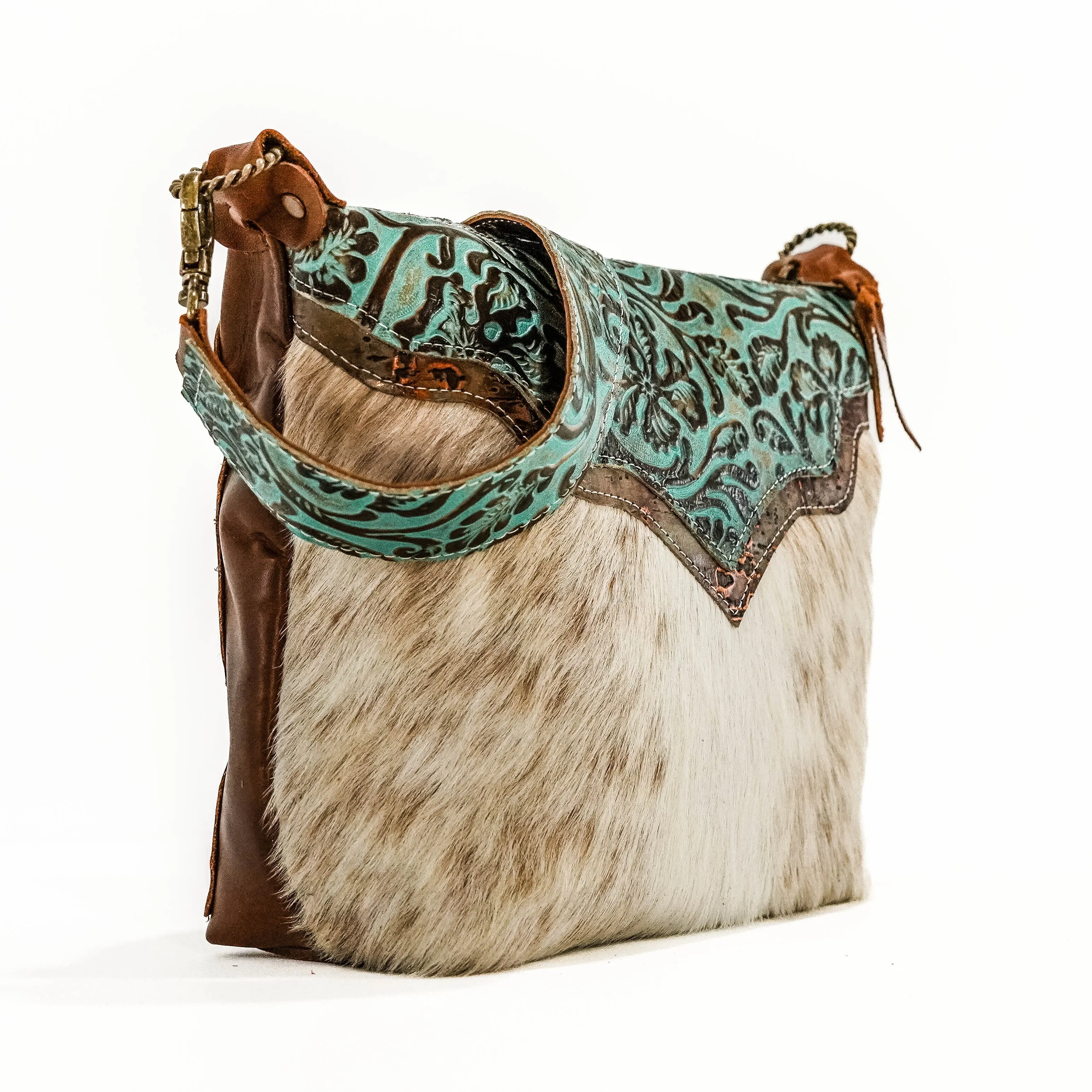 Annie - Fuzzy Longhorn w/ Turquoise Tool