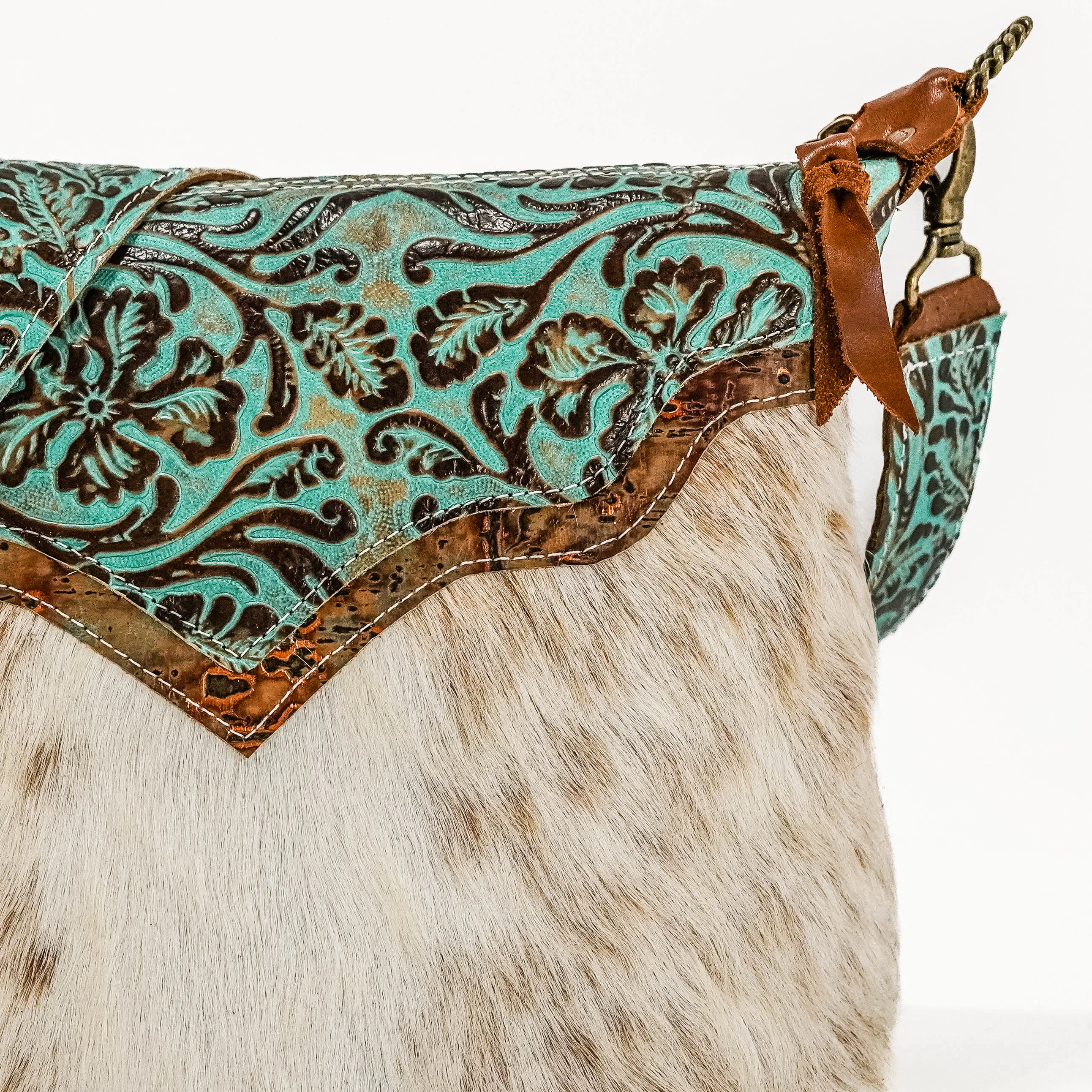 Annie - Fuzzy Longhorn w/ Turquoise Tool