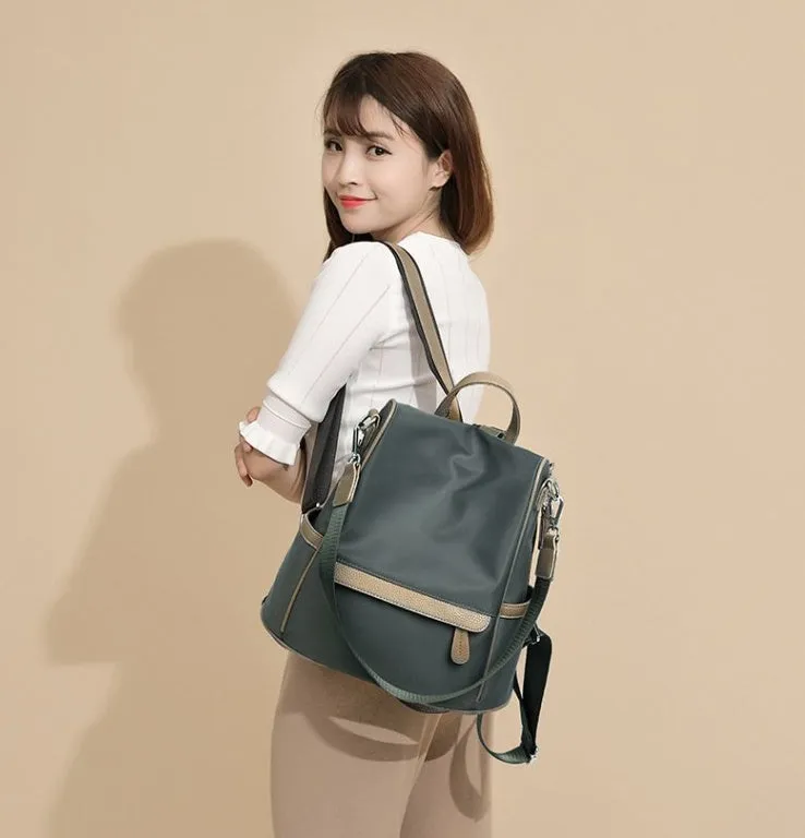 Anti-theft backpack women