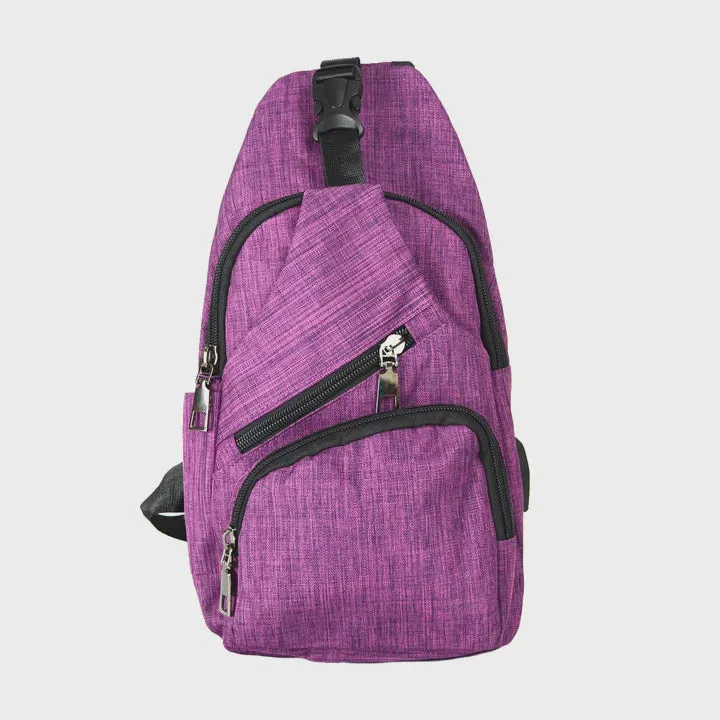 Anti Theft Day Pack - Small Plum