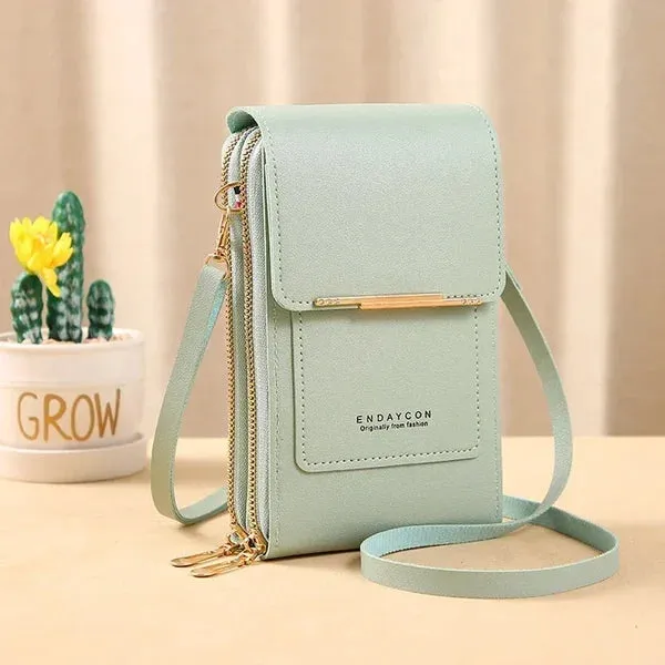 Anti-theft leather bag