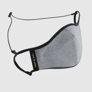 Antimicrobial Knit Face Mask - Heather Grey