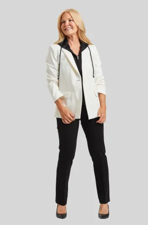 Ari Detachable Hood Jacket - Paramount Knit