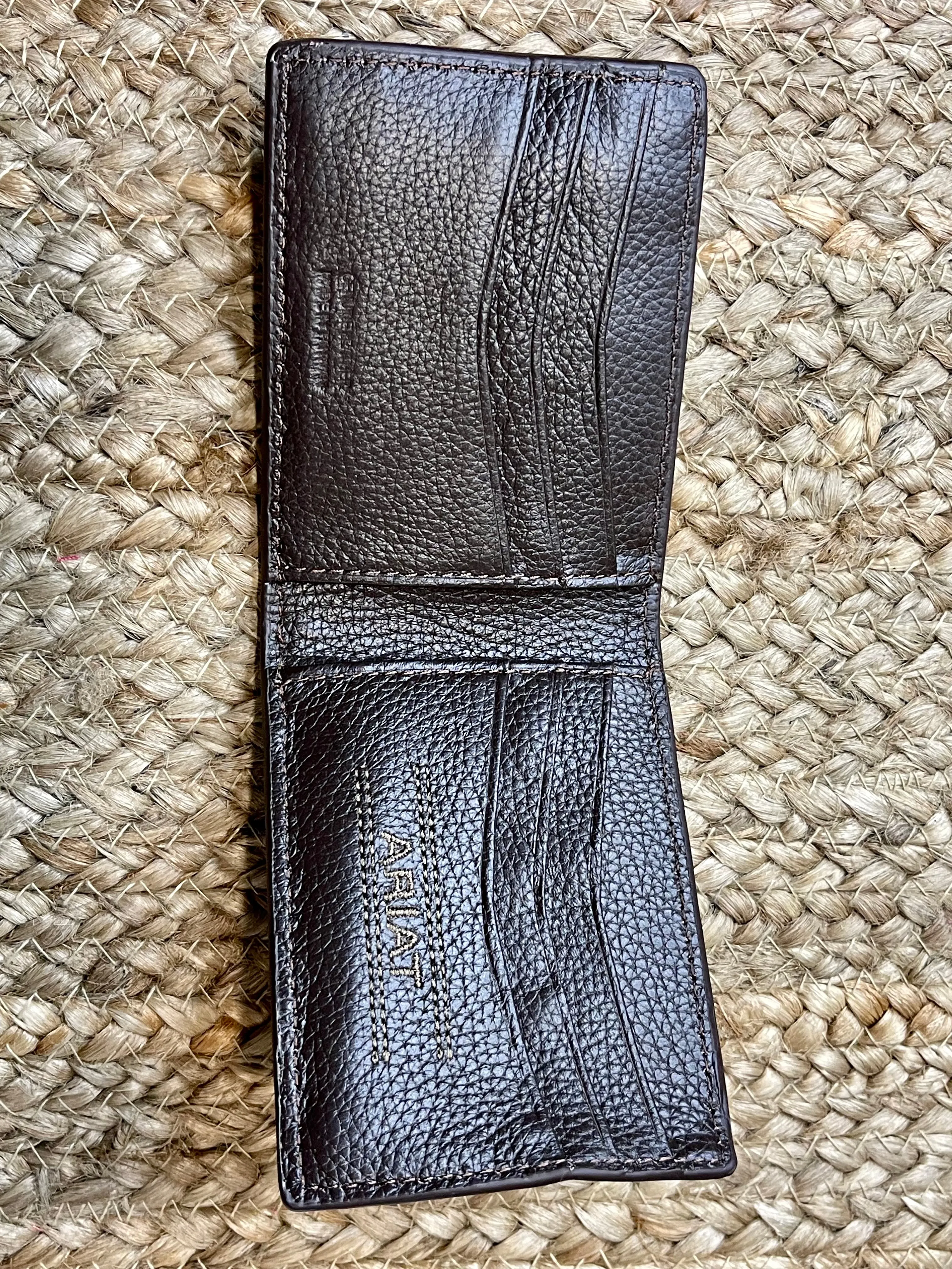 Ariat Brown Aztec Money Clip Wallet