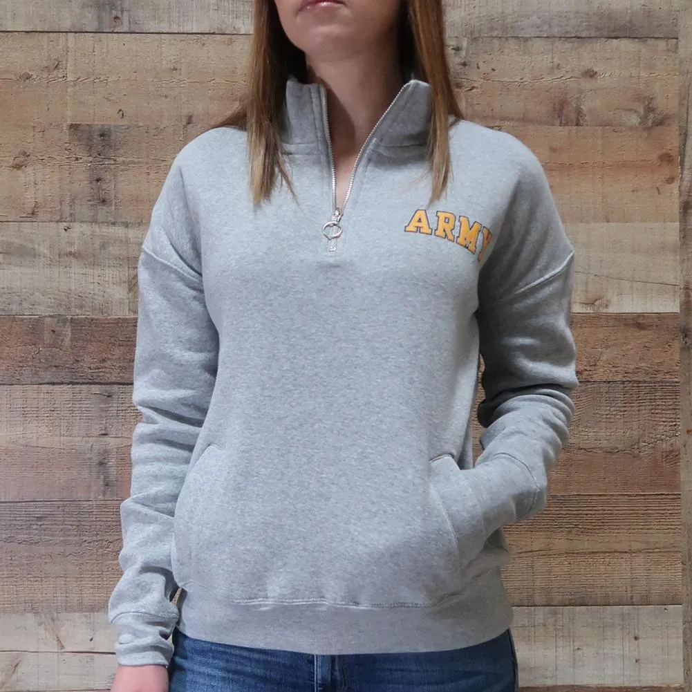 Army Ladies Dakota Quarter Zip Pullover (Grey)