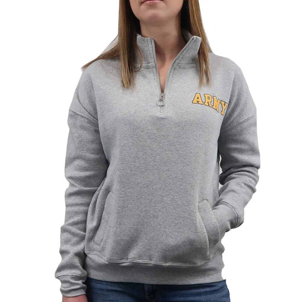 Army Ladies Dakota Quarter Zip Pullover (Grey)