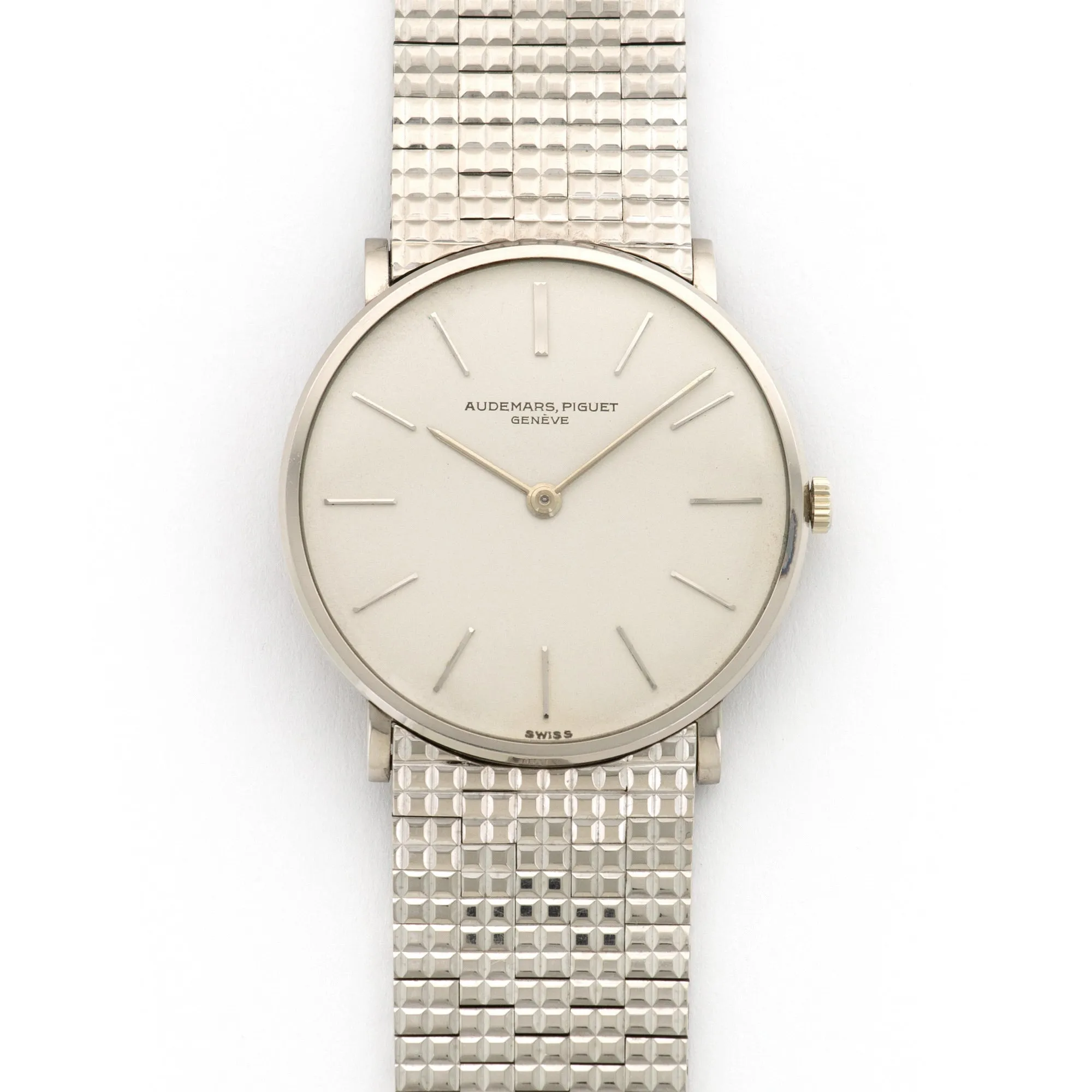 Audemars Piguet White Gold Ultra-Thin Bracelet Watch