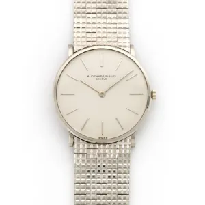 Audemars Piguet White Gold Ultra-Thin Bracelet Watch