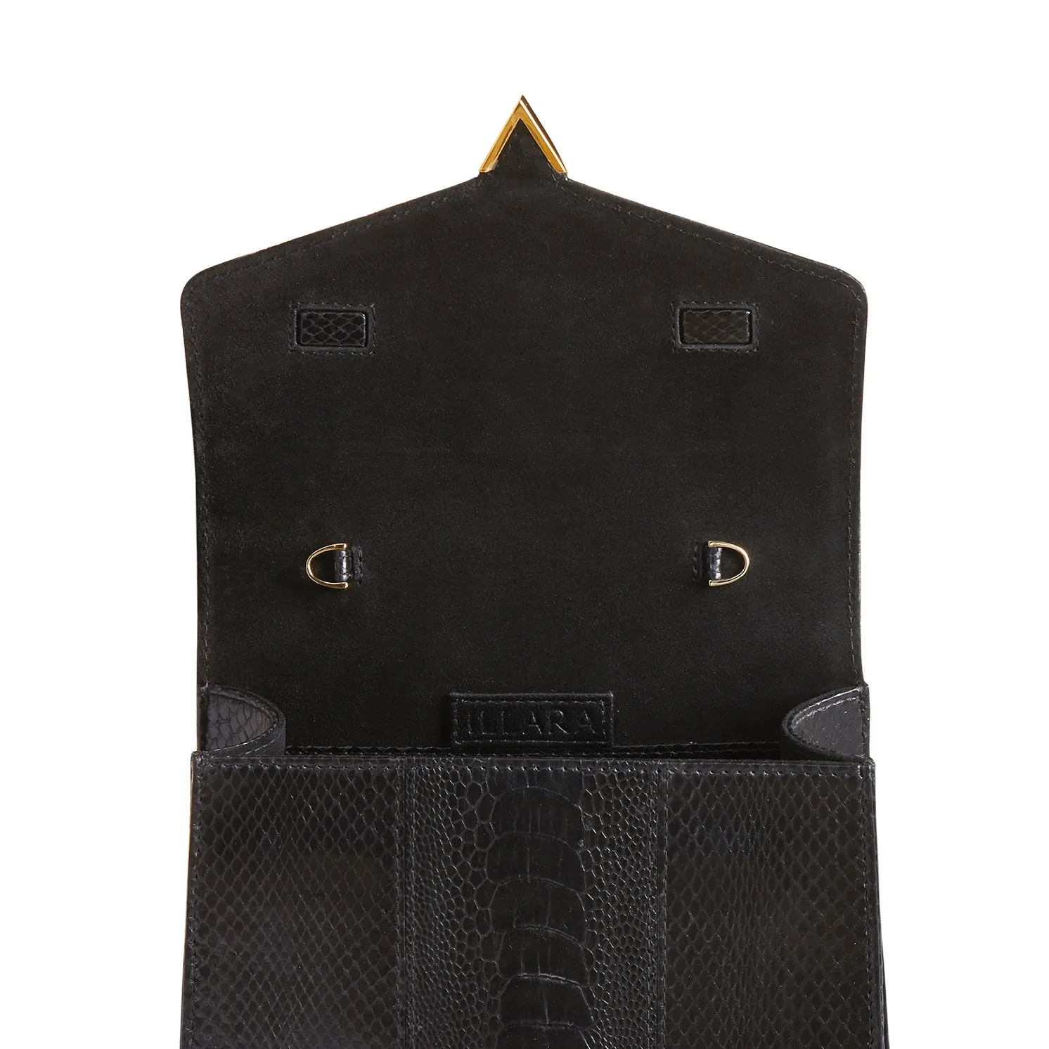 AVA SNAKESKIN & OSTRICH LEG TOP HANDLE BAG