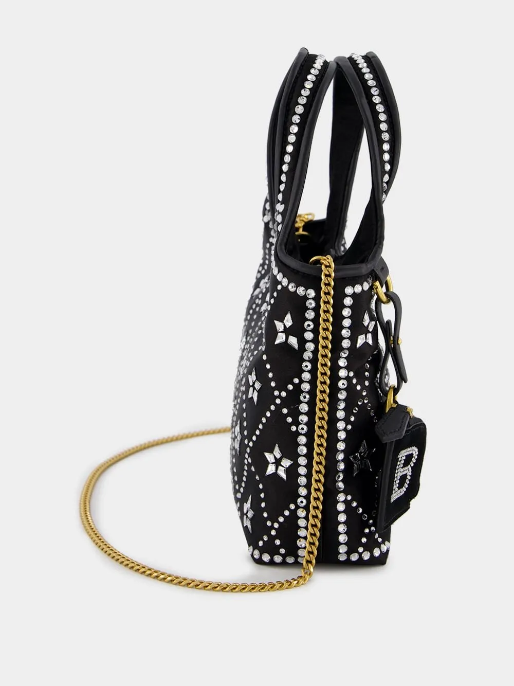 B-Army Crystal Satin Bag