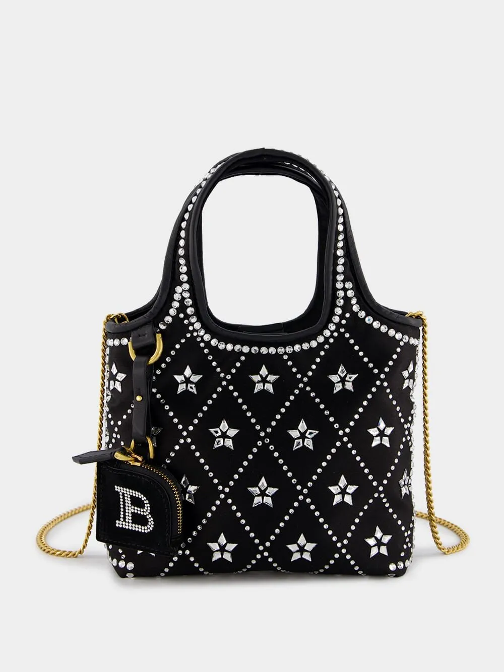 B-Army Crystal Satin Bag