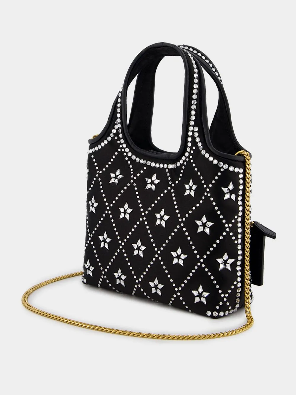 B-Army Crystal Satin Bag