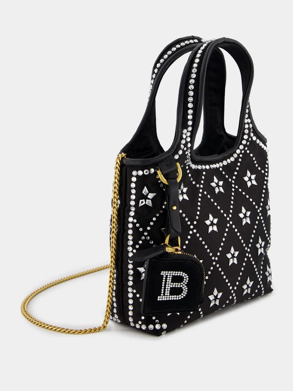 B-Army Crystal Satin Bag