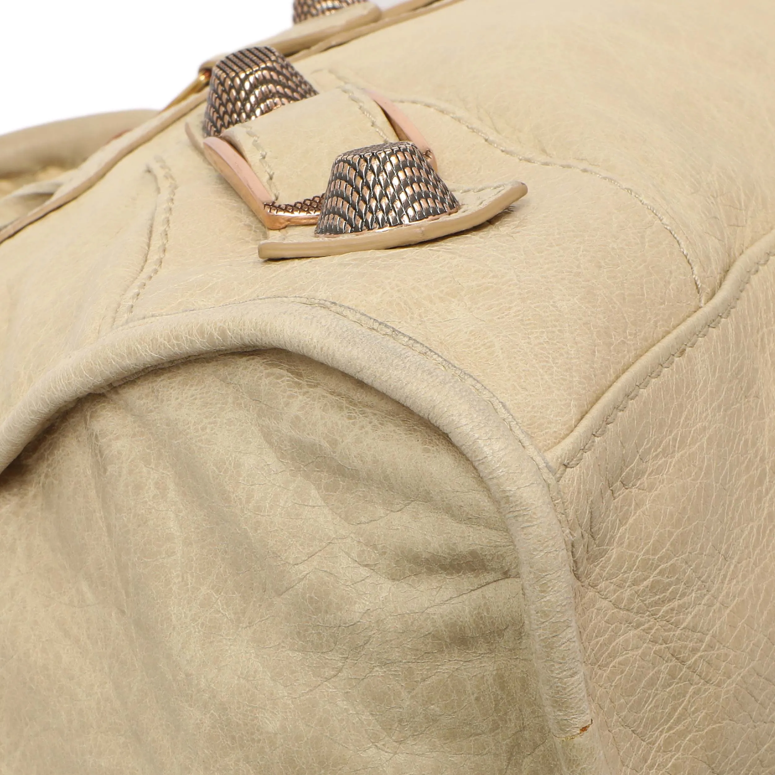 Balenciaga Beige Lambskin Giant 21 City