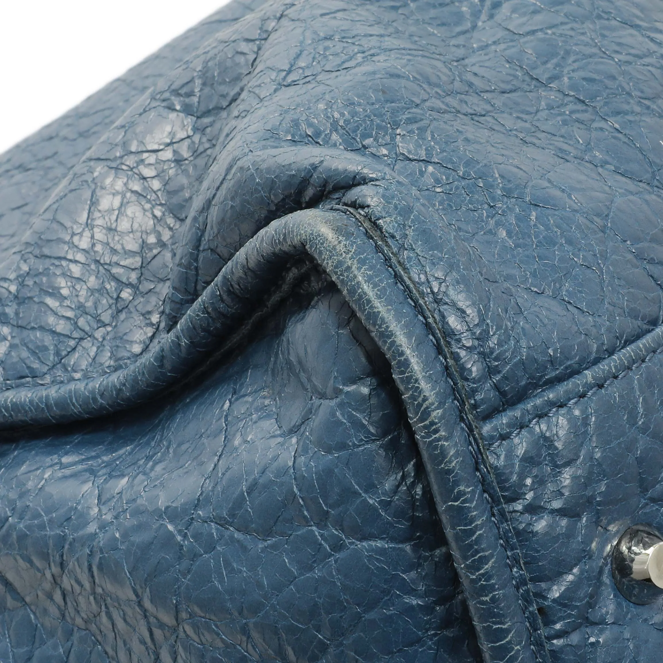 Balenciaga Bleu Profond Lambskin Classic Hardware XL City