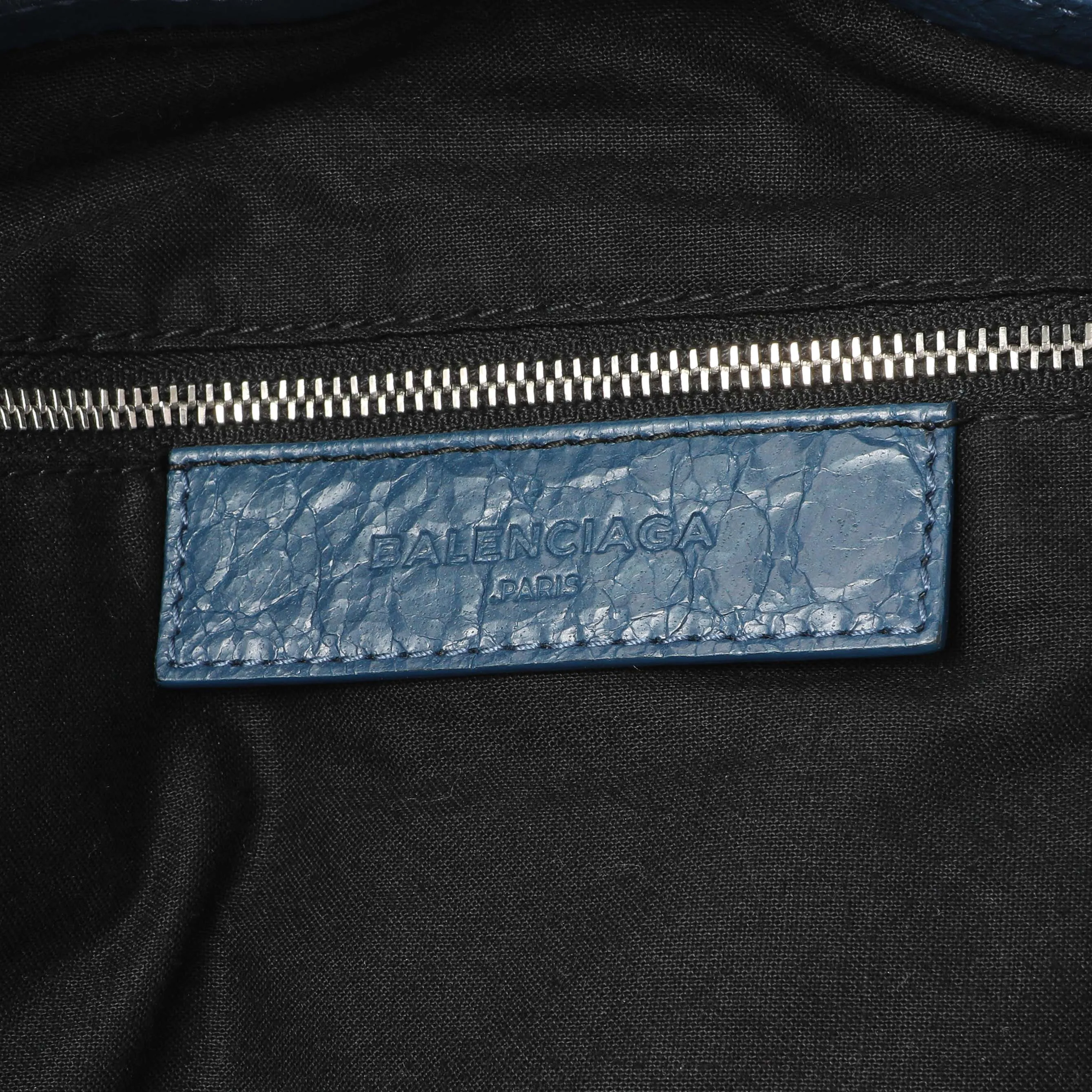 Balenciaga Bleu Profond Lambskin Classic Hardware XL City