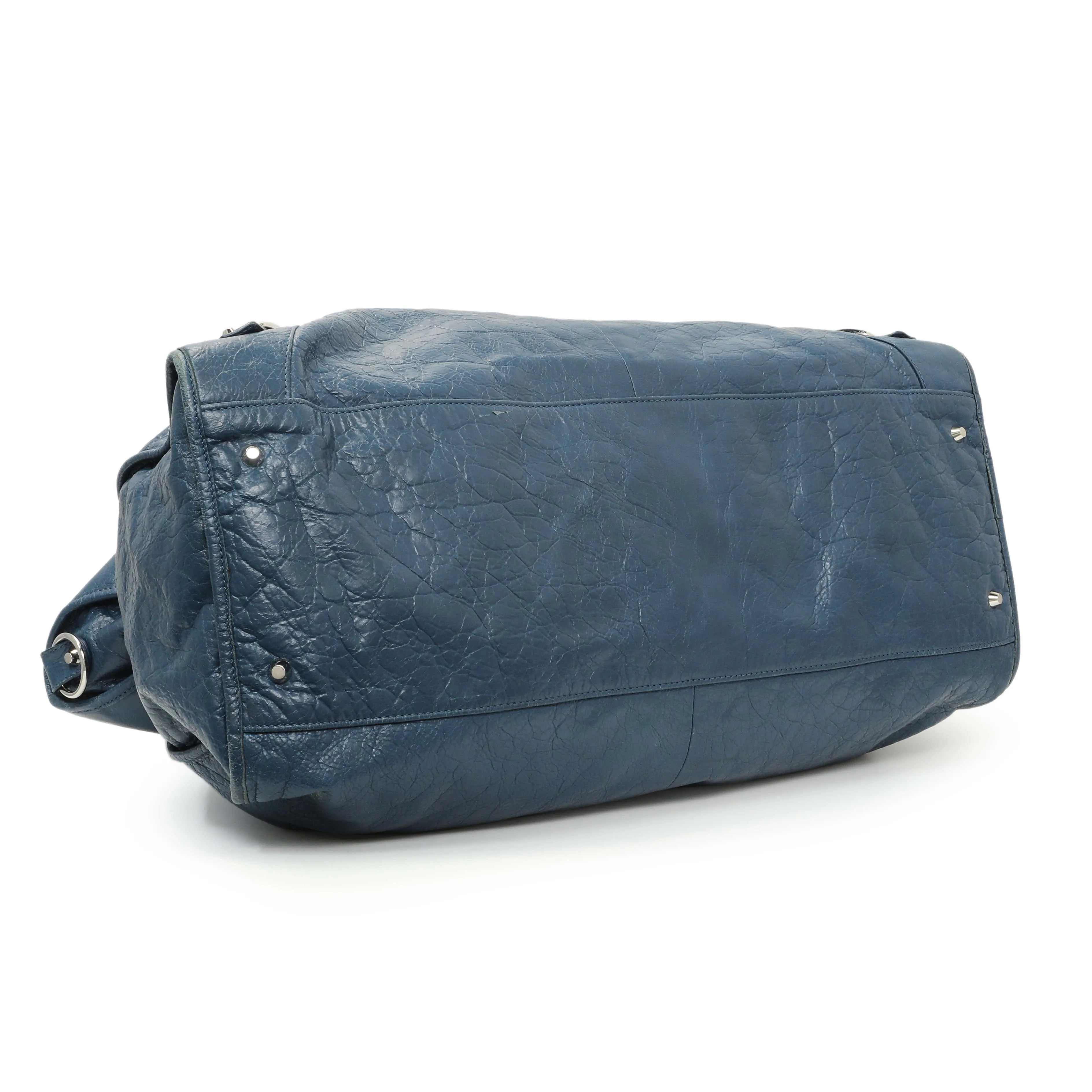 Balenciaga Bleu Profond Lambskin Classic Hardware XL City