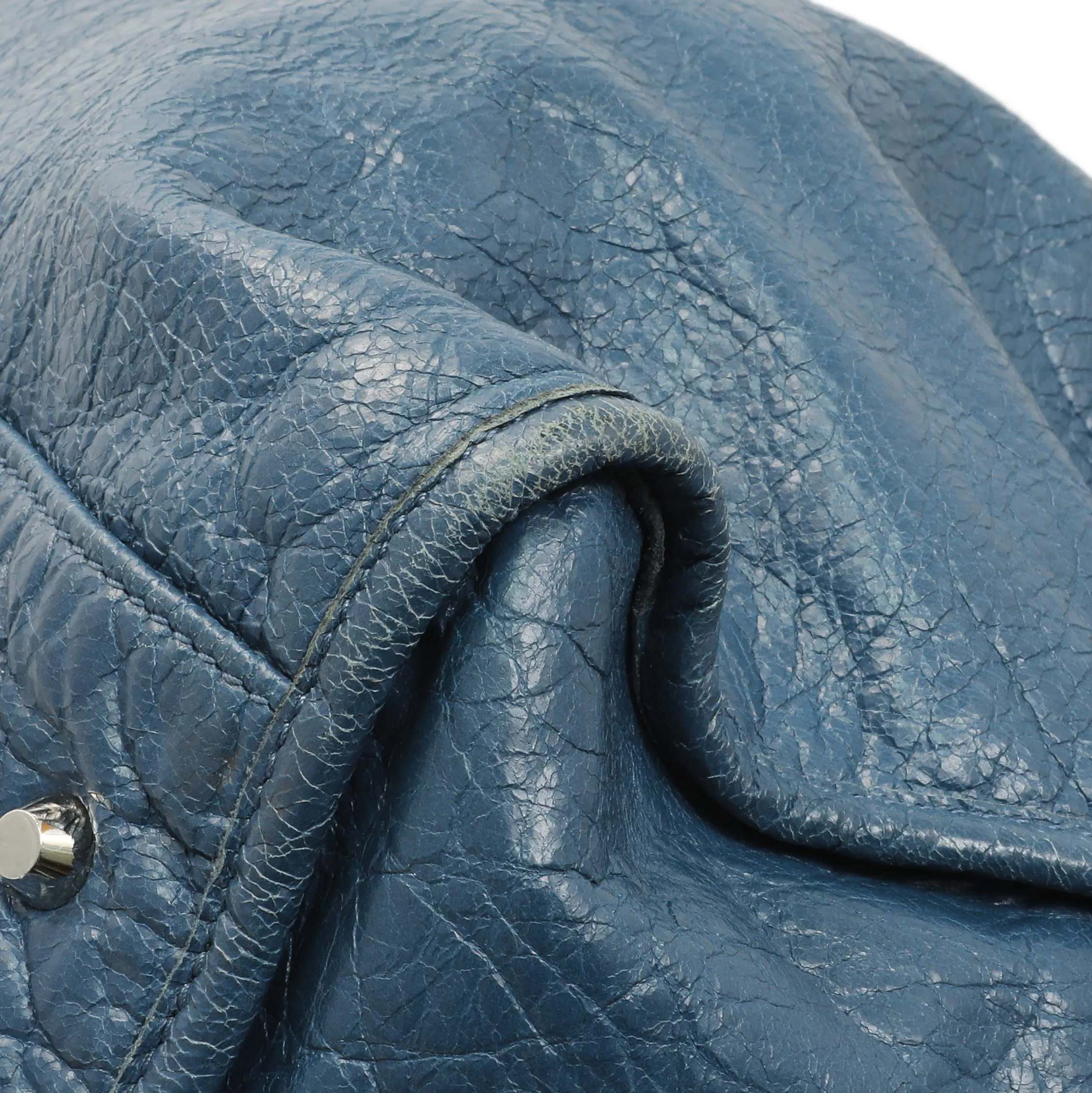 Balenciaga Bleu Profond Lambskin Classic Hardware XL City