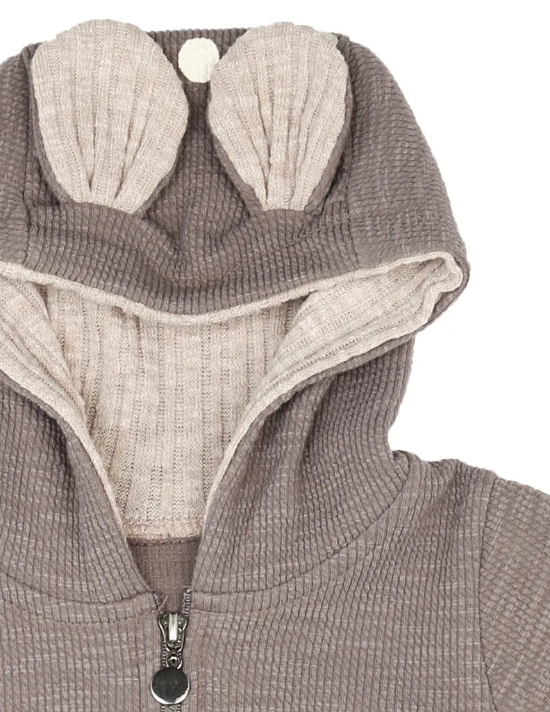 Bambi Hooded Jumpsuit Grey