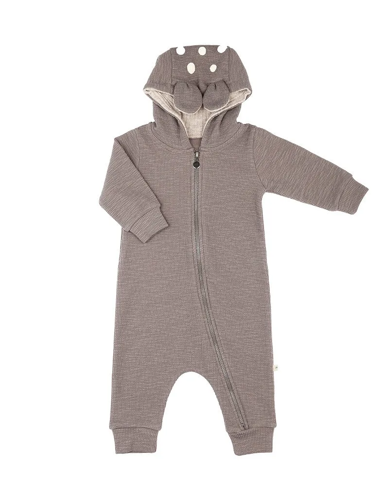 Bambi Hooded Jumpsuit Grey