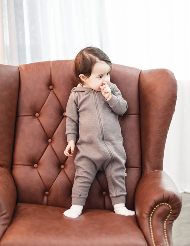 Bambi Hooded Jumpsuit Grey