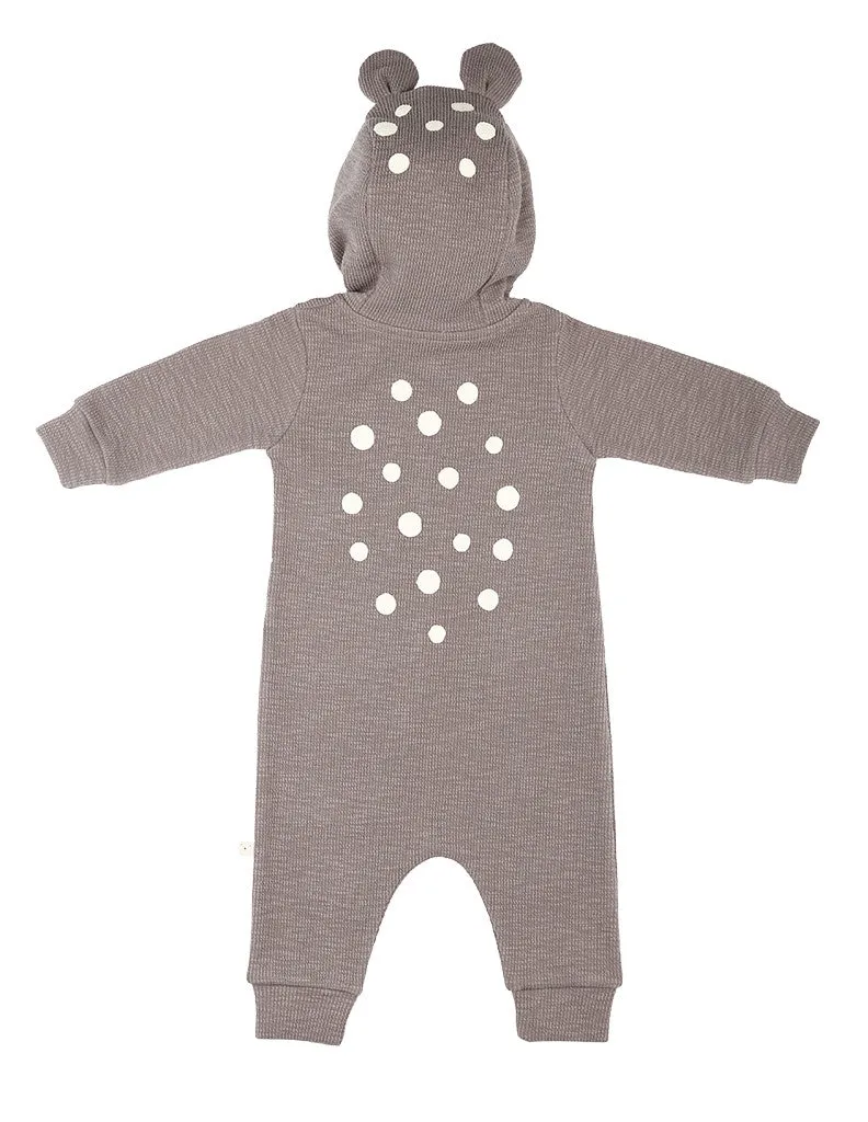 Bambi Hooded Jumpsuit Grey