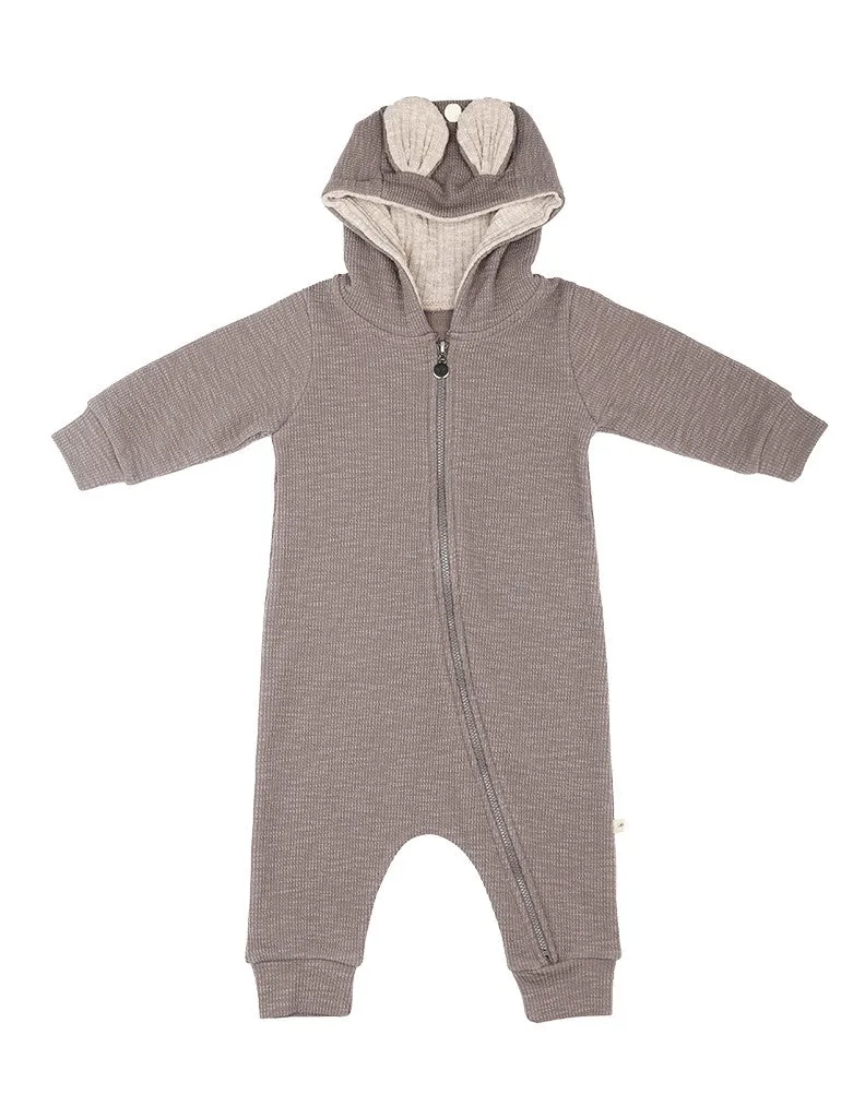 Bambi Hooded Jumpsuit Grey