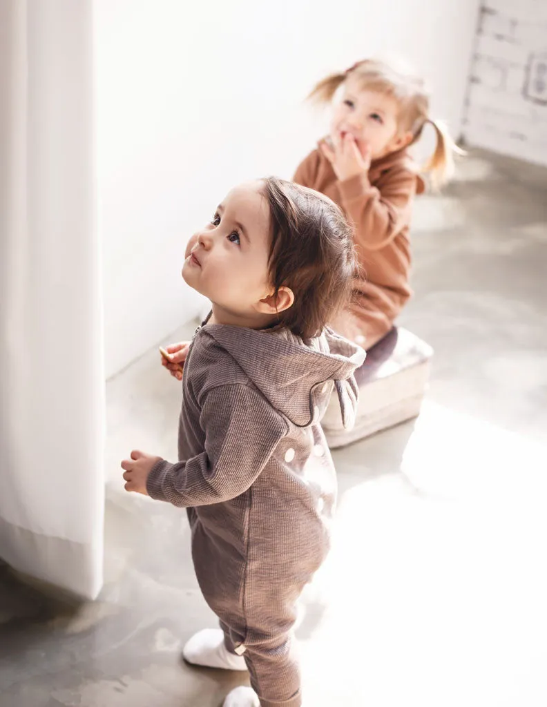 Bambi Hooded Jumpsuit Grey