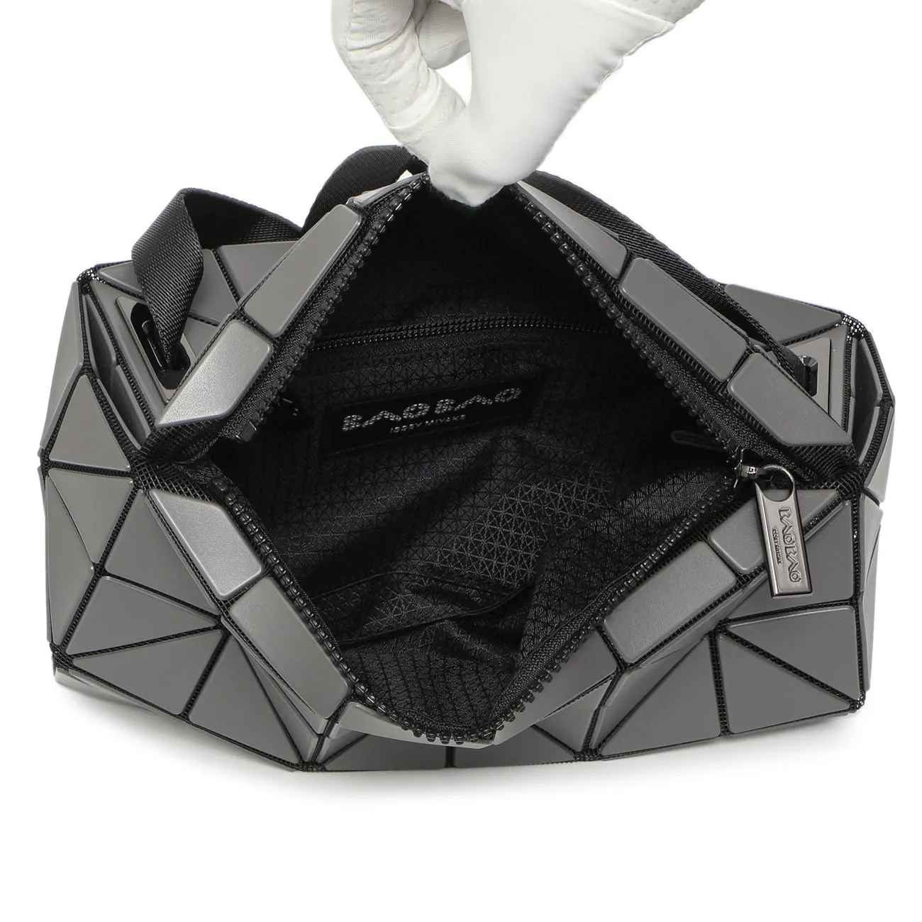 Bao Bao Issey Miyake Matte Grey Carton Bag