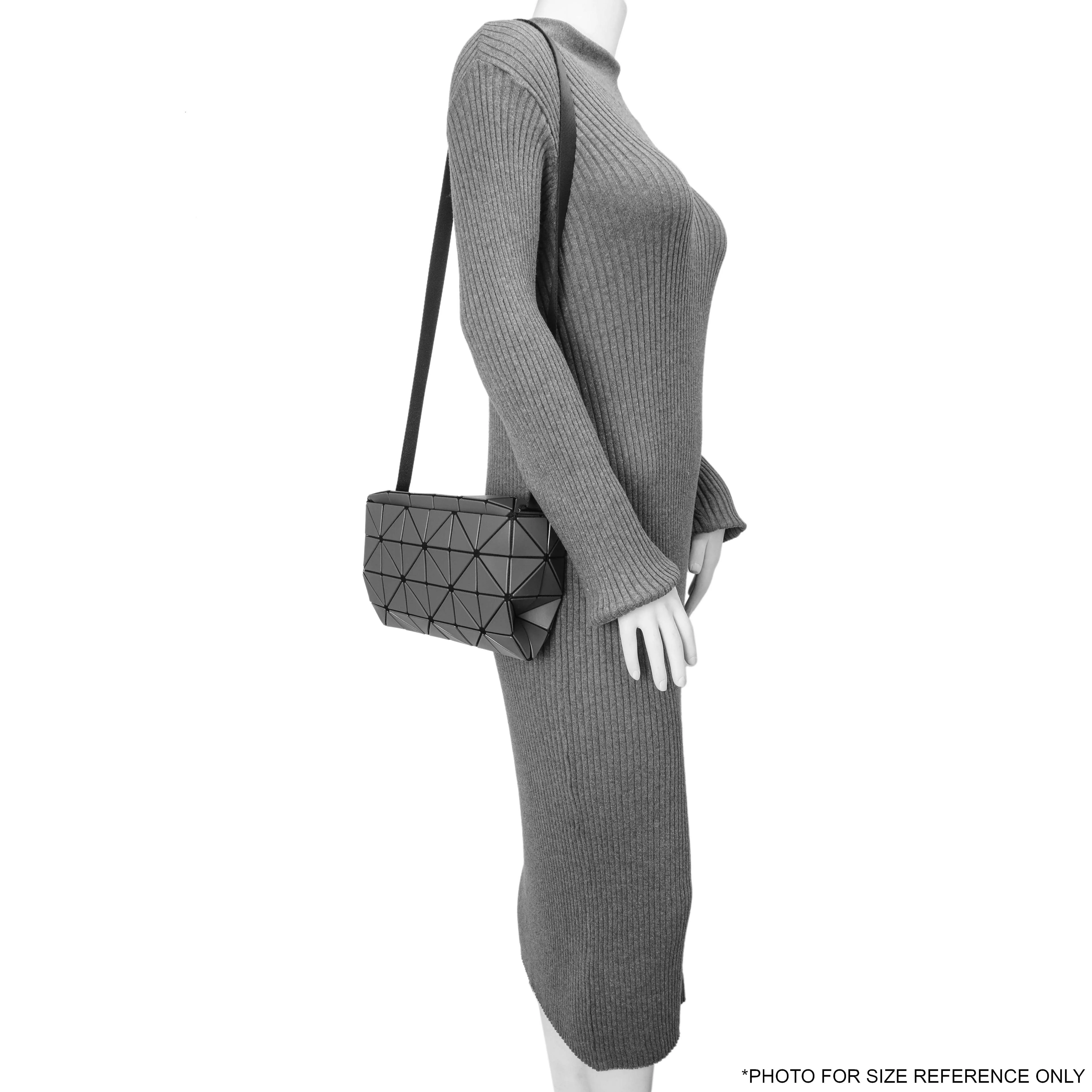 Bao Bao Issey Miyake Matte Grey Carton Bag
