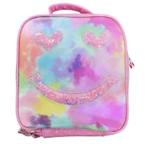 Bari Lynn Pink Confetti Smile Lunch Box